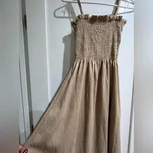 Used Beige/Light Brown Maxi Dress